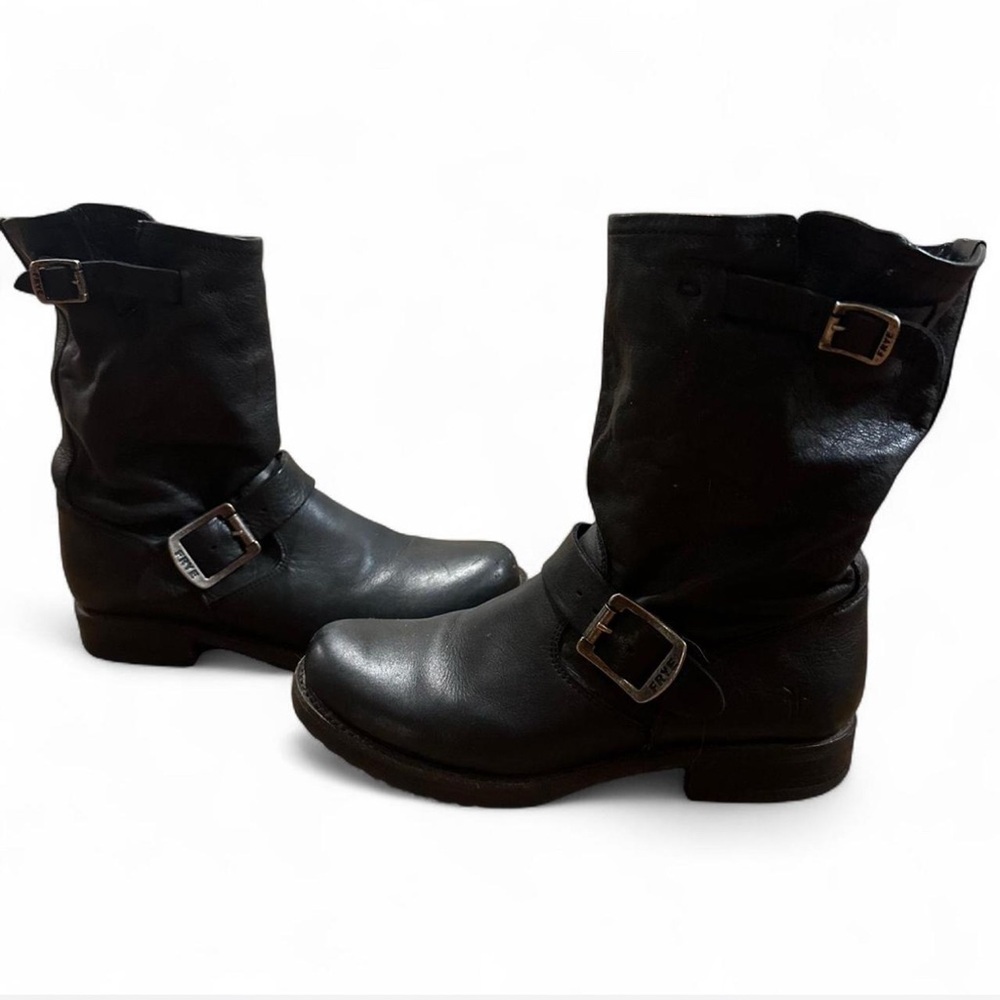 Women’s Black Leather Frye Boots size 8